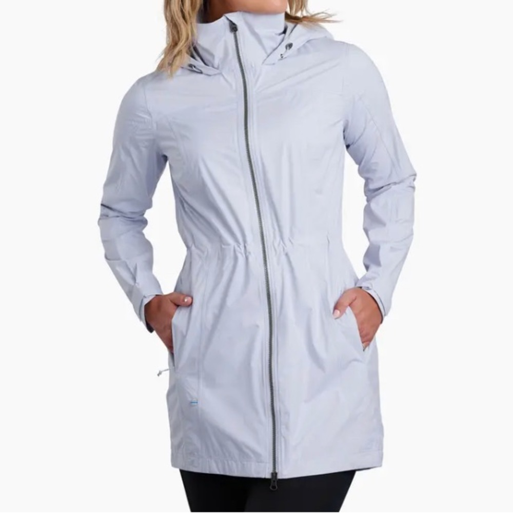 KÜHL | Jetstream Trench Coat | Women/Large | ZENITH (Silver) | NEW/NEVER USED